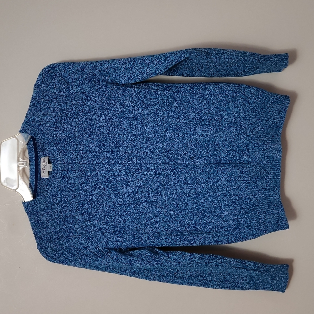 Kim Rogers  Light weight Blue Sweater PM